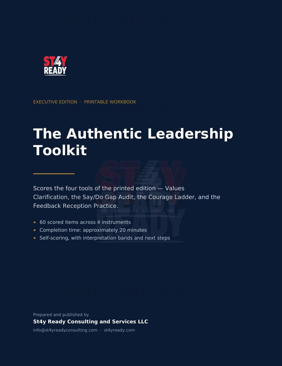 The Authentic Leadership Toolkit — sample page 1