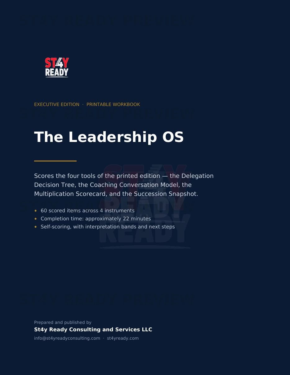 The Leadership OS — sample page 1